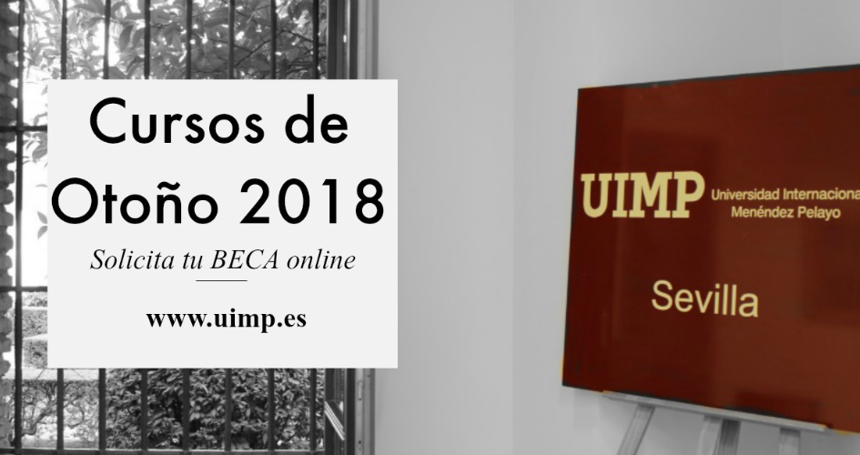 Cartel Cursos Otono 2018 UIMP Sevilla BN portada