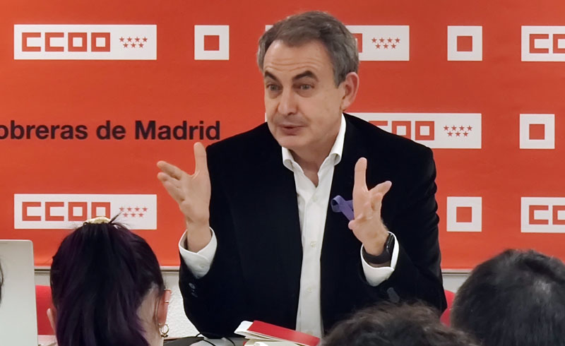 José Luis Rodríguez Zapatero: “Mi gran preocupación es el futuro la paz en el mundo” - UIMP