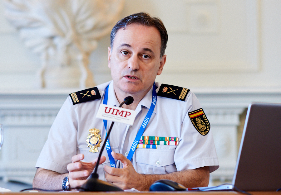 05/08/2019  SANTANDER uimp Gestión de fronteras y derechos humanos: protección de los grupos vulnerables  Juan Enrique Taborda Álvarez, Comisario Principal, Comisario General de Extranjería y Fronteras  FOTO: JUAN MANUEL SERRANO ARCE