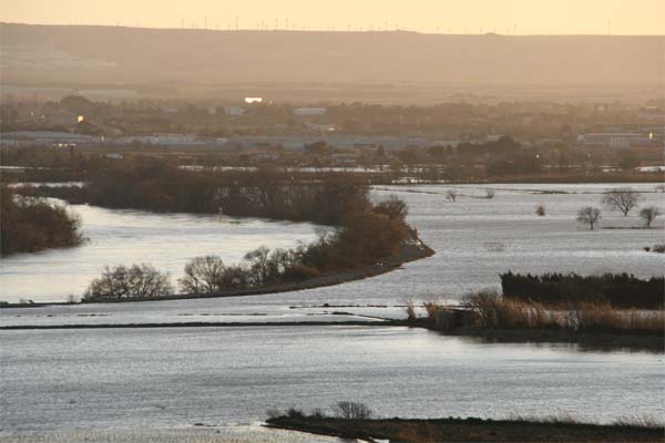 crecida del ebro